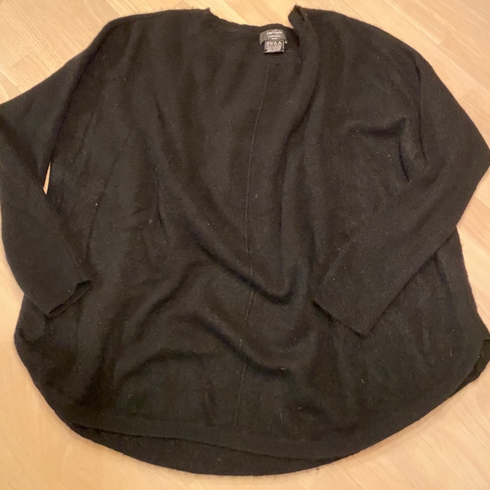 Cashmere sweater.